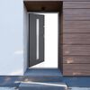 vidaXL Front Door Anthracite 110x207.5 cm Aluminium