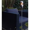 Luxform Solar LED Garden Post Light Silver 41165