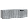 vidaXL Wall-Mounted TV Cabinet Grey Sonoma 98 x 31 x 30 cm