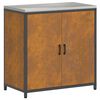 vidaXL Kitchen Storage with Shelf Rusty 90 x 50 x 92 cm Steel