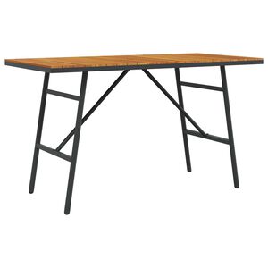 vidaXL Dining Table Brown 110 x 55 x 61.5 cm Solid Acacia Wood