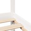 vidaXL Bed Frame with Headboard without Mattress White 90x200 cm