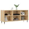 vidaXL TV Cabinet Sonoma Oak 103.5x30x50 cm Engineered Wood
