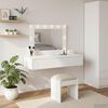 vidaXL Dressing Table White 100 x 40 x 70 cm Engineered Wood