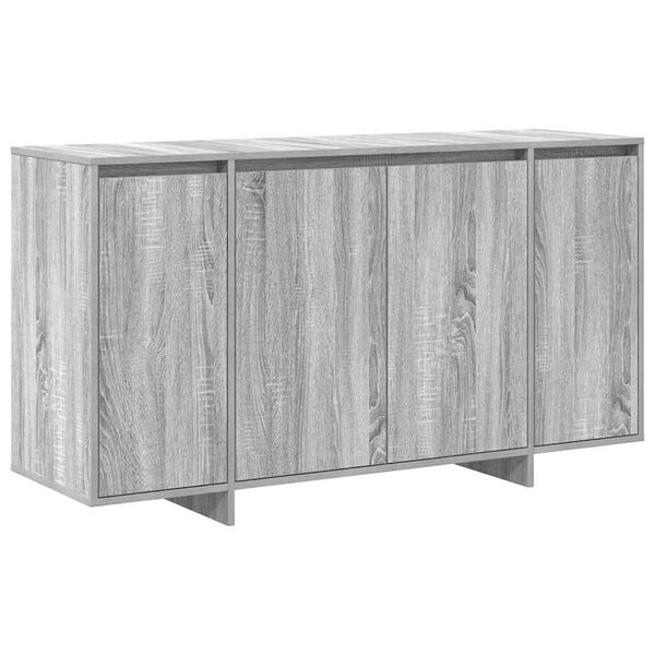 vidaXL Sideboard Grey Sonoma 135 x 41 x 75 cm Engineered Wood