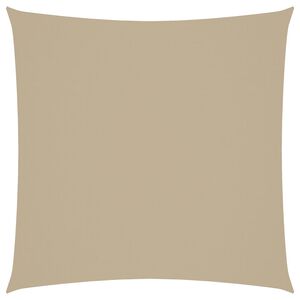 vidaXL Sunshade Sail Oxford Fabric Square 2x2 m Beige