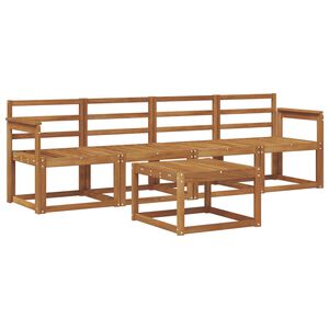 vidaXL Outdoor Sofa Set 5 pcs Natural