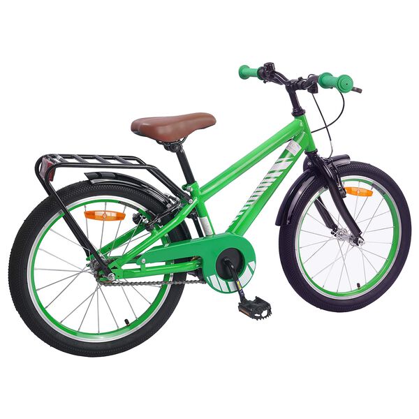 vidaXL Kids Bike 20'' for 6-11 Years Old Green