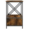vidaXL Bedside Tables 2 pcs Smoked Oak 50x41x65 cm Engineered Wood