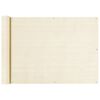 vidaXL Balcony Screen Cream 75x400 cm HDPE