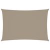 vidaXL Sunshade Sail Oxford Fabric Rectangular 3x5 m Taupe