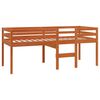 vidaXL High Sleeper Bed without Mattress Wax Brown 80x200 cm Solid Wood