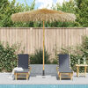 vidaXL Bamboo Garden Parasol 270 cm with Banana Leaf Roof