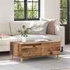 vidaXL Coffee Table Old Wood 90 x 50 x 35 cm Engineered Wood