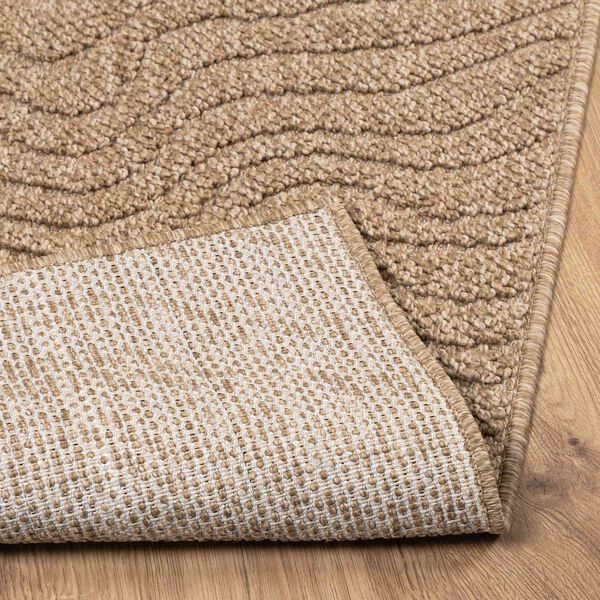 vidaXL Area Rugs Moire Rectangular Natural 170 x 120 cm