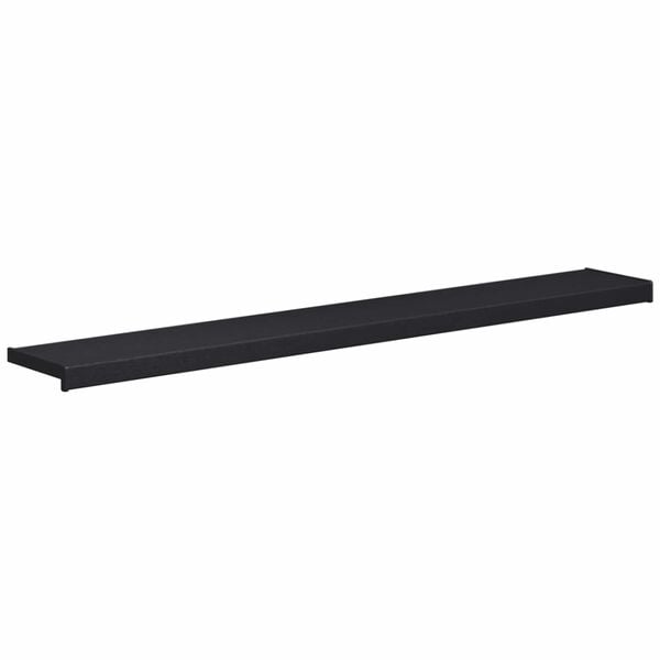 vidaXL Window Sill Anthracite with Wood Grain 160 x 20 x 4.5 cm PVC
