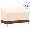 vidaXL 3-Seater Bench Covers 2 pcs 159x84x56/81 cm 600D Oxford Fabric