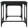 vidaXL Nesting Coffee Tables 2 pcs Black Engineered Wood