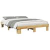 vidaXL Bed Frame without Mattress 140x200 cm Solid Wood Oak