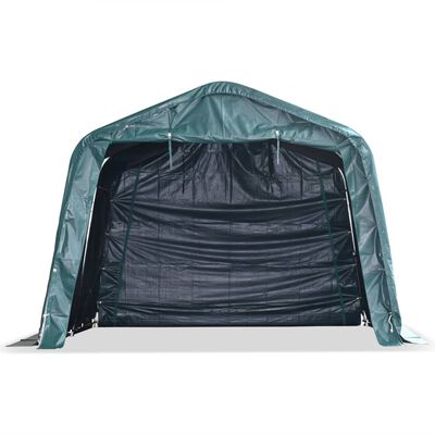 vidaXL Removable Livestock Tent PVC 550 g/m² 3.3x3.2 m Dark Green