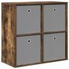 vidaXL Sideboard with Drawer Smoked Oak 68.5 x 32 x 67 cm