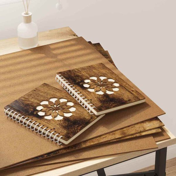 vidaXL Decor Panels 50 pcs Smoked Oak 40 x 60 x 0.27 cm