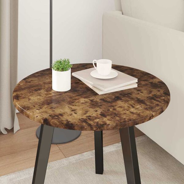 vidaXL Table Top Smoked oak 50 x 50 x 1.5 cm Engineered Wood