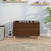 vidaXL Record Cabinet Brown Oak 74.5x38x48 cm Engineered Wood