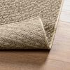 vidaXL Rug ZIZUR Beige 80x250 cm Jute Look Indoor and Outdoor