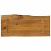 vidaXL Table Top 80x40x2.5 cm Live Edge Solid Wood Mango