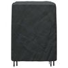 vidaXL Furniture Cover Plain Black 116 x 100 x 120 cm 210D