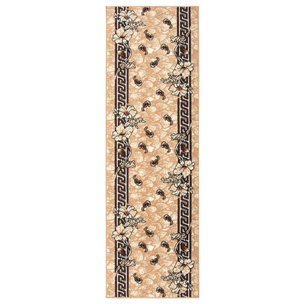 vidaXL Runner Rug BCF Beige 80x250 cm
