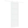 vidaXL Sliding Door 78 x 211 cm Engineered Wood White