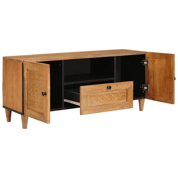 vidaXL TV Units with Door Light Brown 105 x 33 x 46 cm Engineered wood