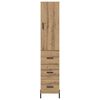 vidaXL Highboard Artisan Oak 34.5 x 34 x 180 cm Engineered Wood