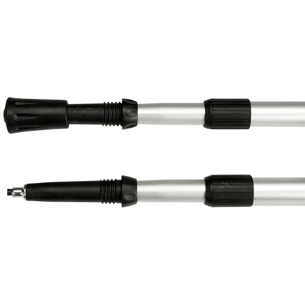 Abbey Hiking Canes 2 pcs Black Aluminium 21SV-ZRW-Uni