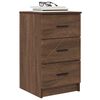 vidaXL Bedside Cabinet Brown oak 38 x 38 x 66 cm Engineered wood