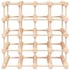 vidaXL Wine Rack for 20 Bottles 46.5x23x46.5 cm Solid Wood Pine