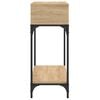 vidaXL Console Table Sonoma Oak 100x30.5x75 cm Engineered Wood