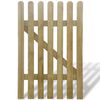 vidaXL Garden Gate Wood 100x150 cm