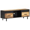 vidaXL TV Cabinet 120x30x40 cm Rough Mango Wood