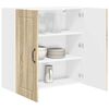 vidaXL Kitchen Cabinet Sonoma Oak 80 x 31 x 80 cm Engineered Wood