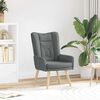 vidaXL Armchair Dark Grey 63 x 67 x 94 cm Sherpa Fabric