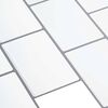vidaXL Subway Tile 20 pcs White Grey 30.5 x 30.5 cm