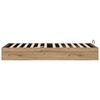 vidaXL Ottoman Bed Frame Artisan Oak 100 x 200 cm Engineered Wood