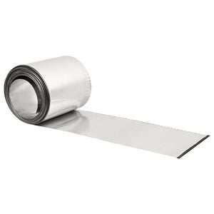 vidaxl Lawn Edging 5 m x 10 cm Galvanised Steel Silver