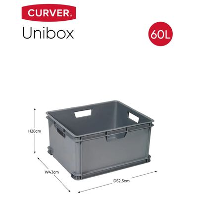 Curver Storage Box Unibox XL 60L Grey