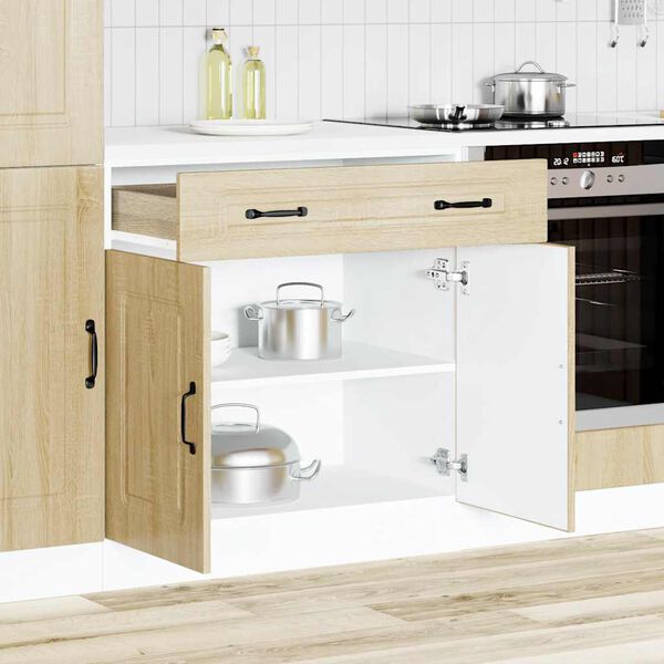 vidaXL Kitchen Base Cabinet Kalmar Sonoma Oak Engineered Wood