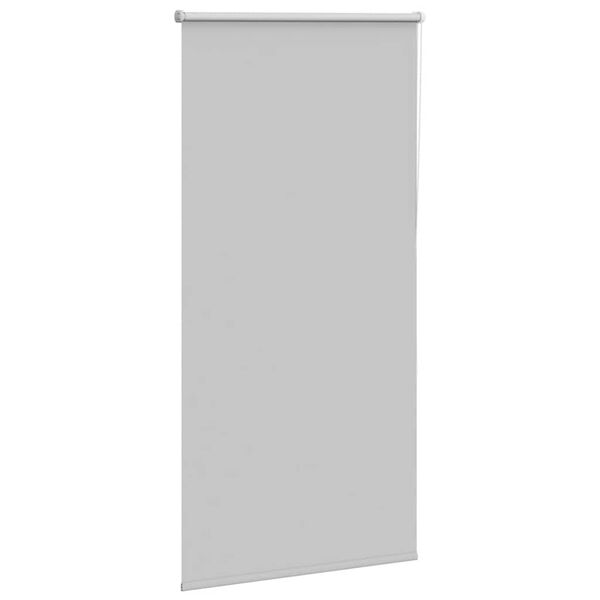 vidaXL Roller Blind Blackout Light Grey 85x150 cm Fabric Width 80.7 cm Polyester