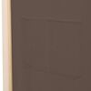 vidaXL 5-Panel Room Divider Brown 200x170x4 cm Fabric